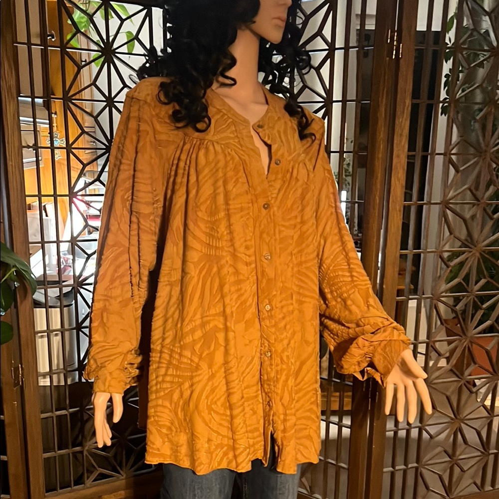 NWOT Free People Smock Top